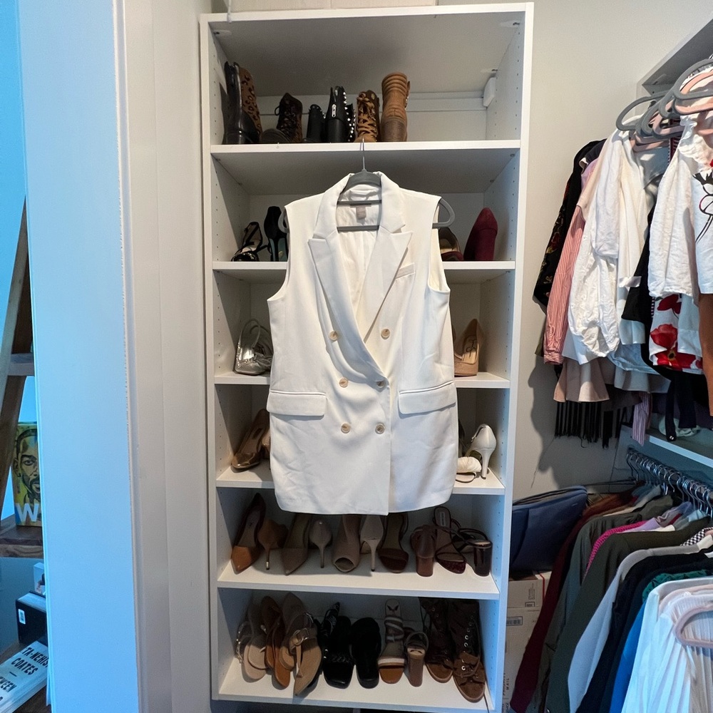 Oversized White blazer